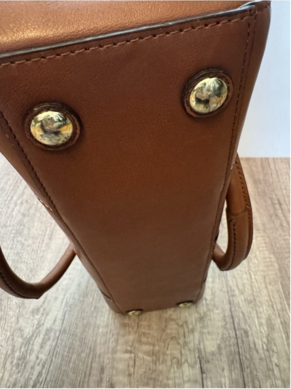 Vintage Coach Hamptons Carryall 11047 Cognac Leather Shoulder Tote Classic - Picture 12 of 16